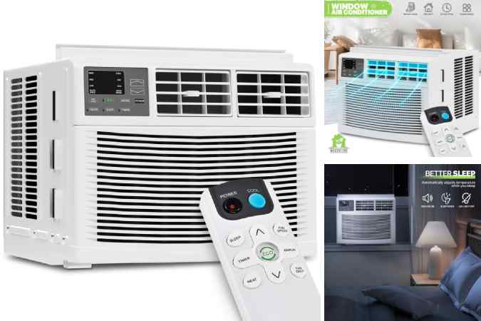 Overview of 5000 BTU Air Conditioner at Walmart