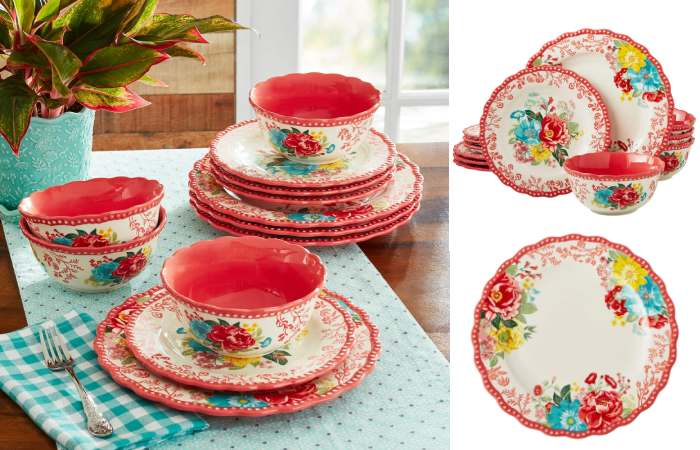 Fancy Flourish Stoneware 12-Piece Set