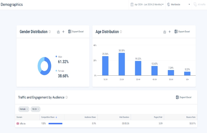 bflix.to Audience Demographics