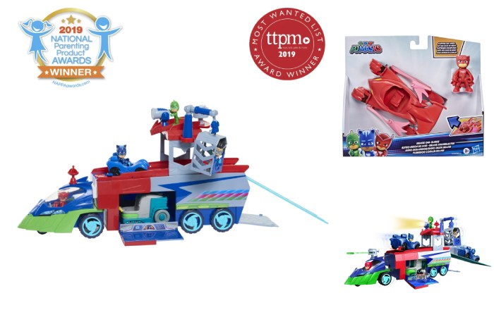 Types of PJ Masks Toys at Amazon, Walmart, and Target