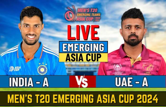 UAE vs India A Live Score