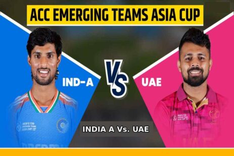 United Arab Emirates National Cricket Team Vs India A Cricket Team Match Scorecard