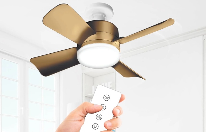 Socket Ceiling Fan with Remote Control