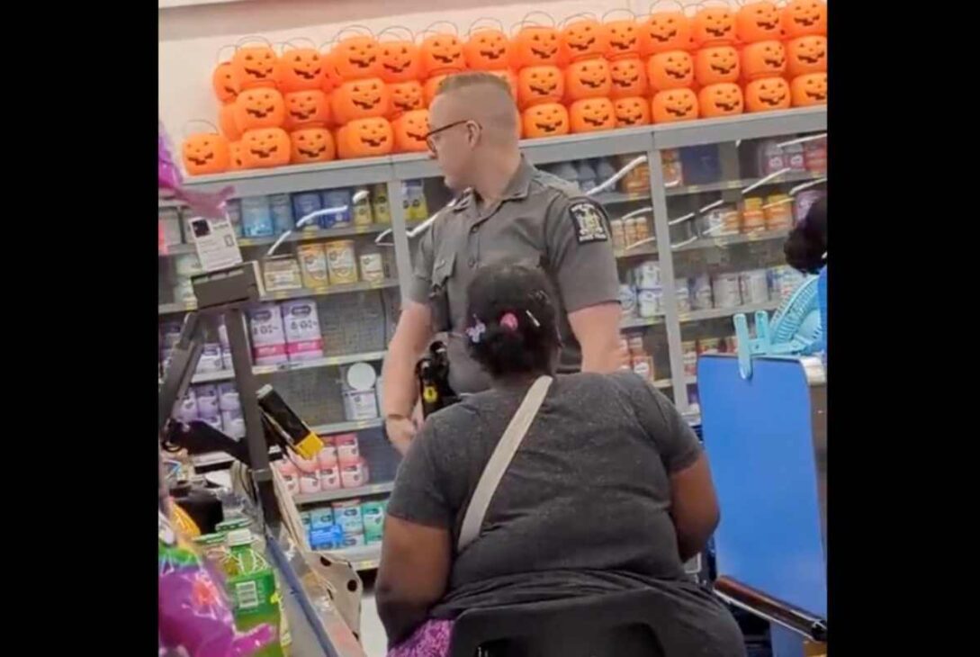 Walmart Customer and State Trooper