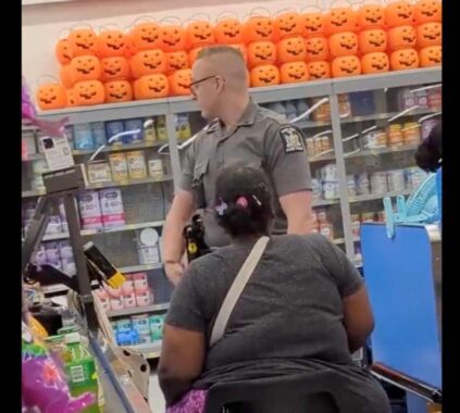 Walmart Customer and State Trooper